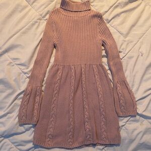 Lulurain Lavender Knit Sweater Dress